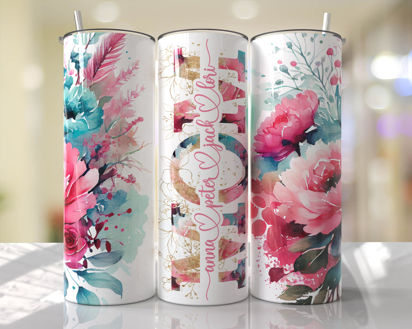 Mom Tumbler Bright